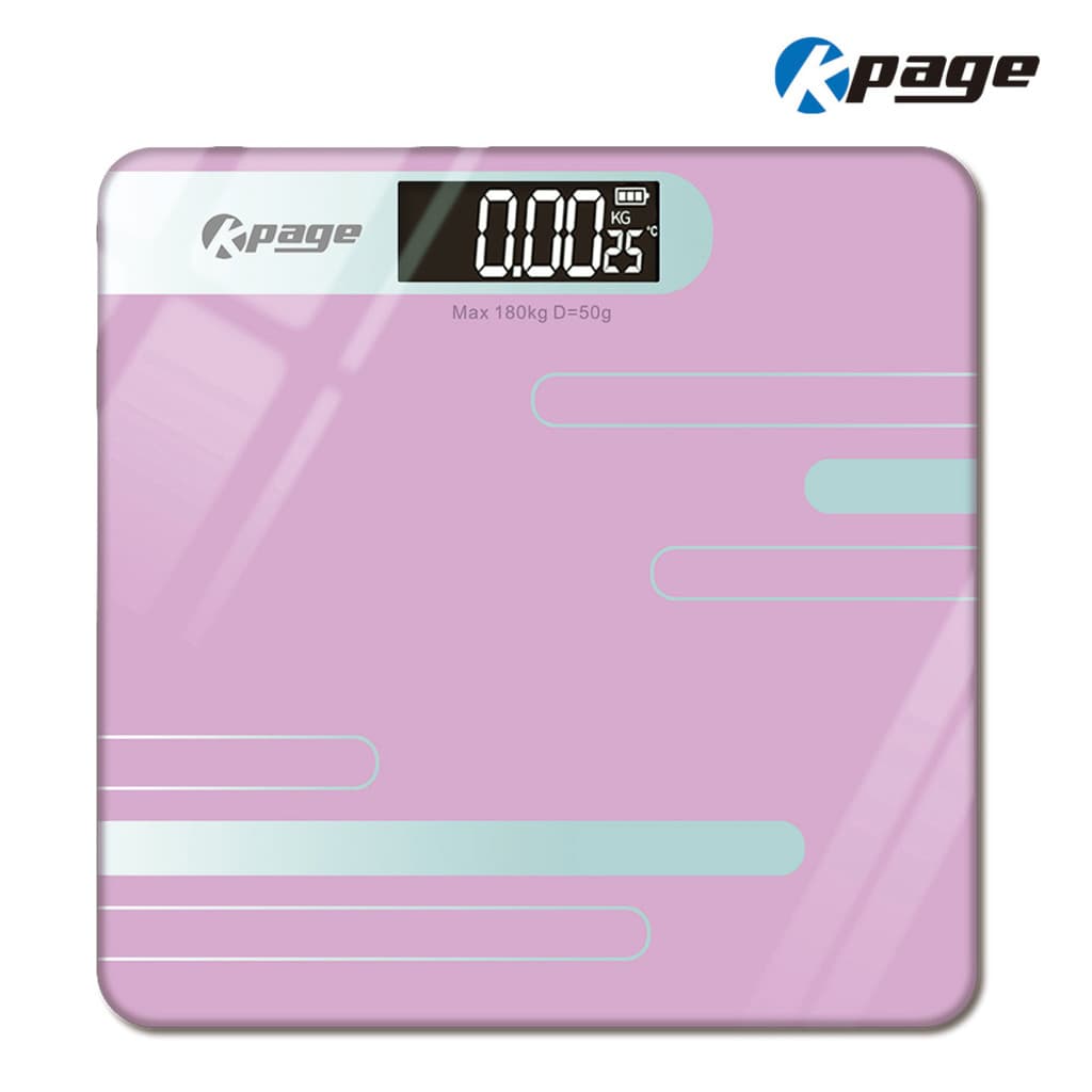체중계/디지털/케이페이지/KPS-180PK(10)핑크