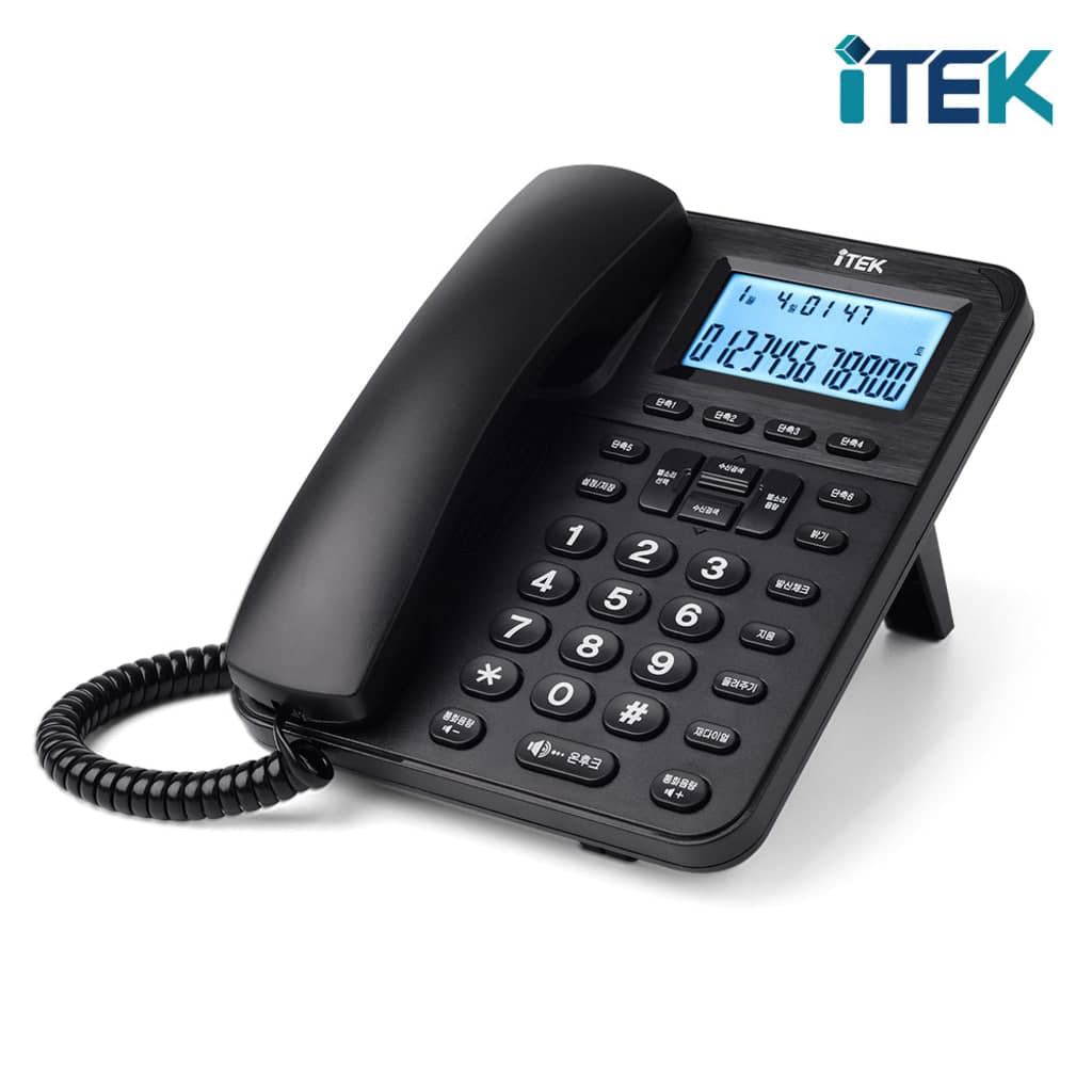 아이텍전화기/아이텍/IK-670(10)(블랙)