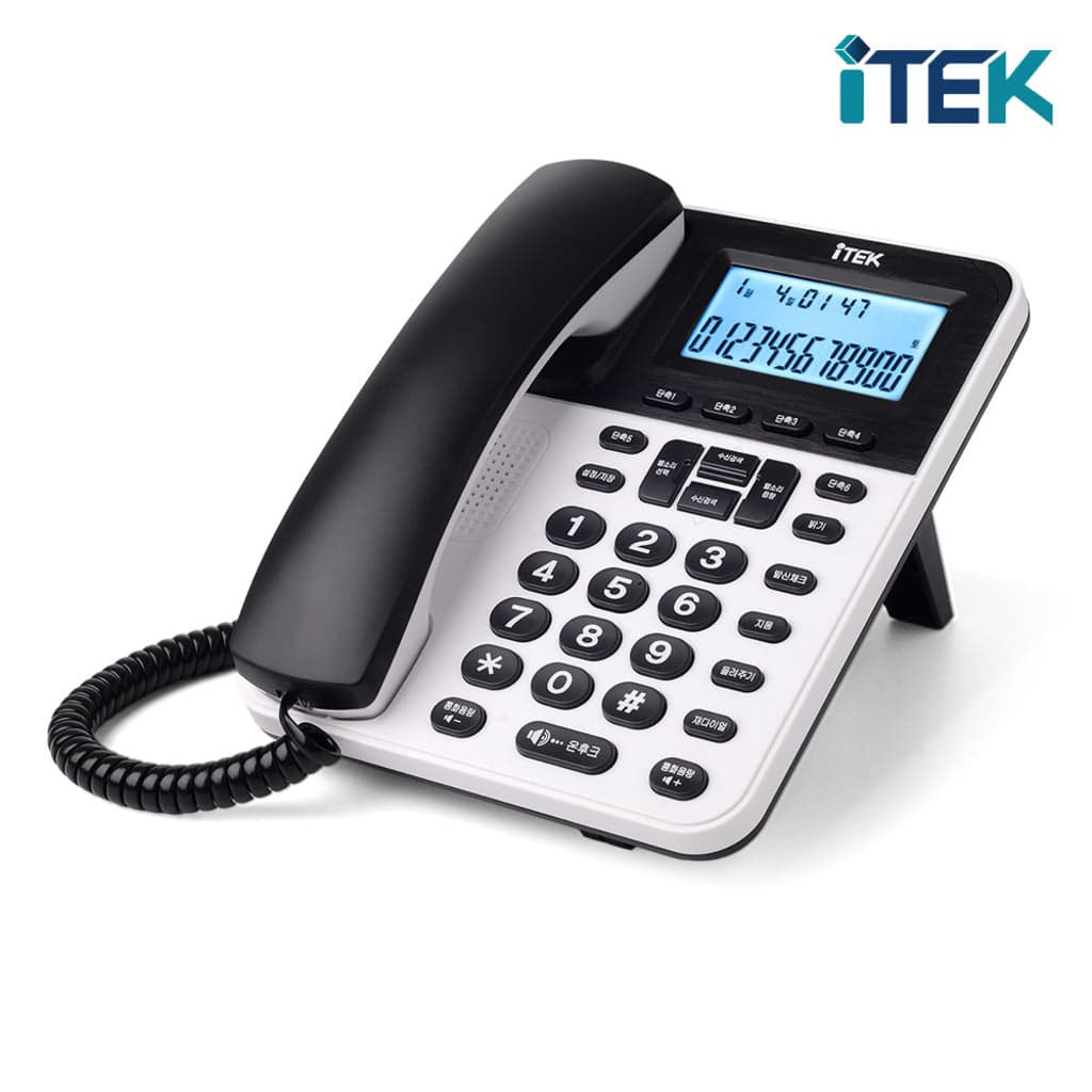 아이텍전화기/아이텍/IK-670(10)(화이트)