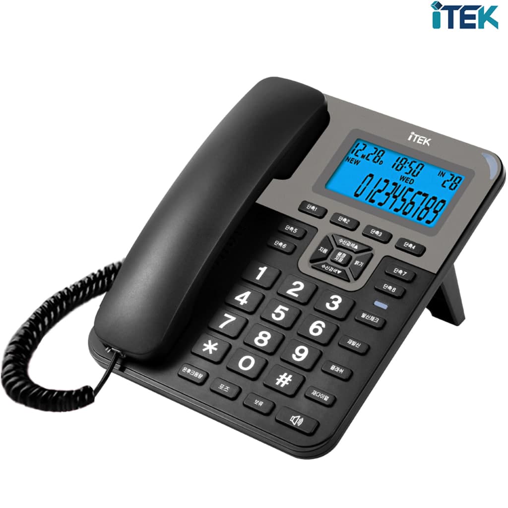 아이텍전화기/아이텍/GND-600BK/블랙(10)