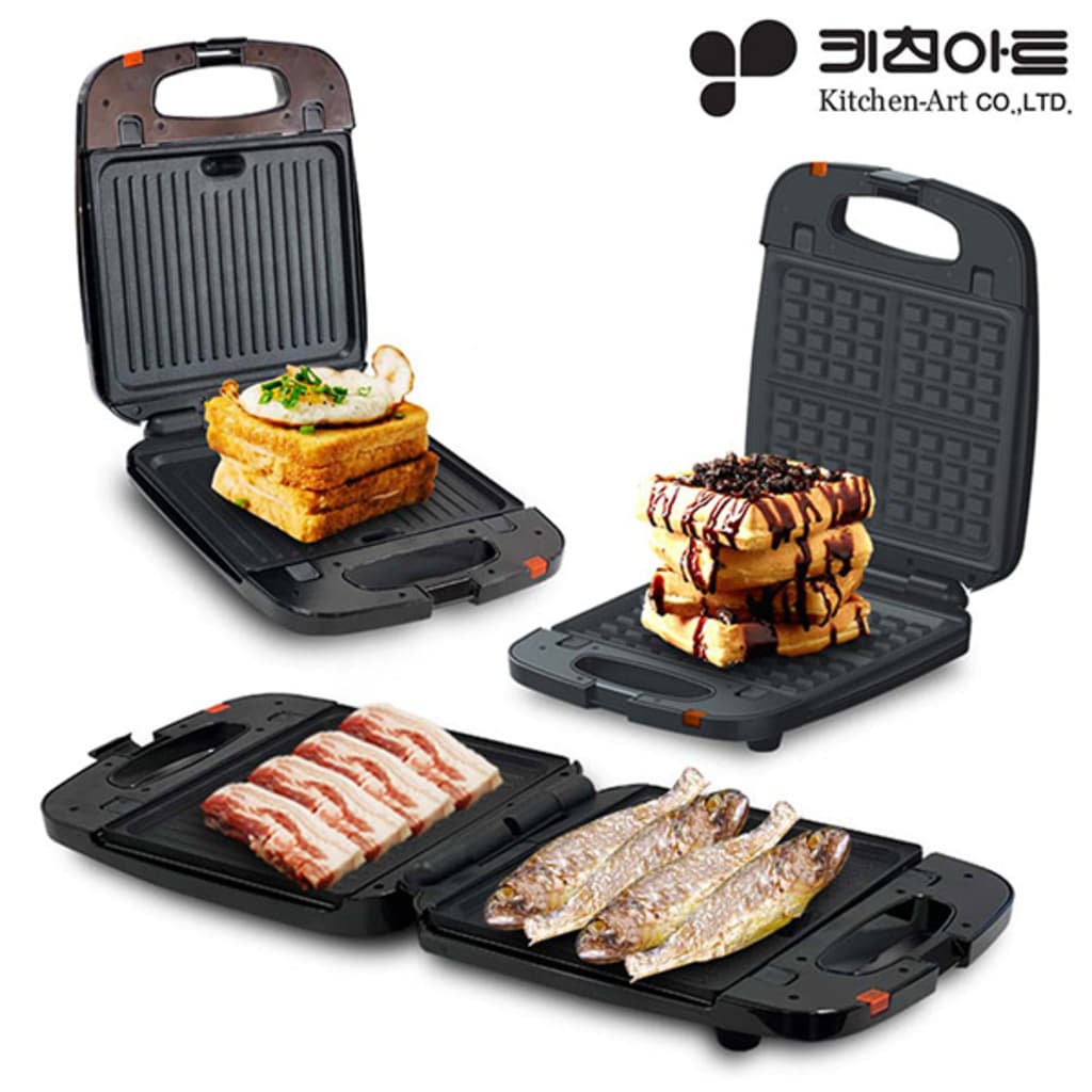 생선그릴/와플메이커2in1/키친아트/KWG-P1200(6)전용