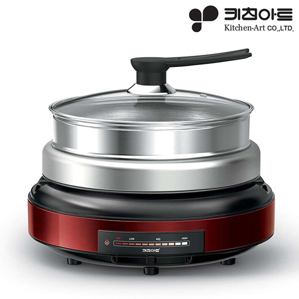 쿠커/멀티/전골/대용량4리터/키친아트/KM-A01XP(3)(전용)