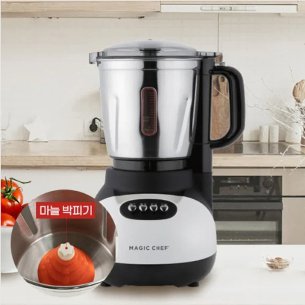 매직쉐프믹서기/대용량4리터/마늘박피기/매직쉐프/LMEB-MP401C(화이트)