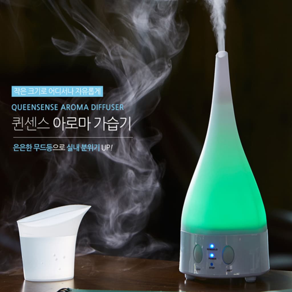가습기/미니80ML/아로마/퀸센스/QSHD-T120A(12)